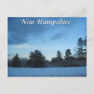 New Hampshire vintertid Vykort