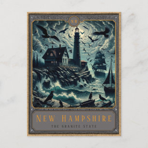 New Hampshire vykort för gotisk konst