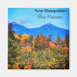 New Hampshire White-bergen Magnet