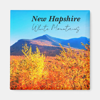 New Hampshire White Mountains i hösten Magnet