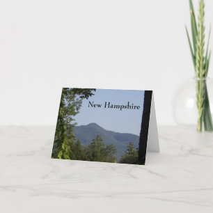 New Hampshire White Mountains Kort