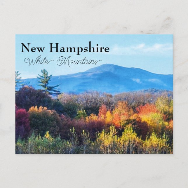 New Hampshire White Mountains Vykort (Framsida)