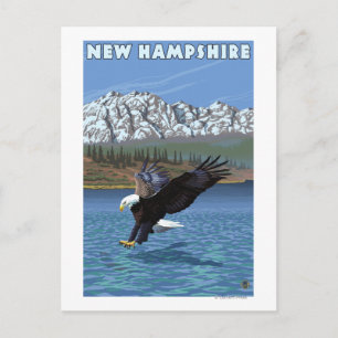 New HampshireEagle Fishing Vykort