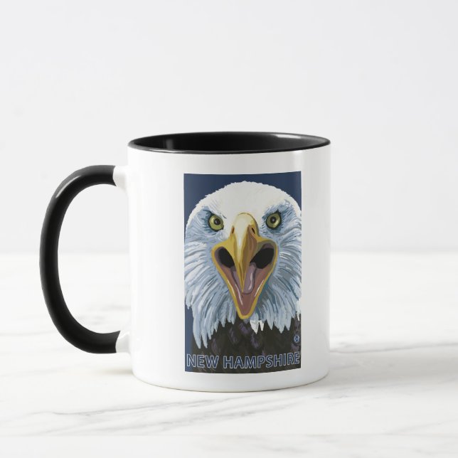 New HampshireEagle Up Close Mugg (Vänster)