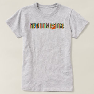 New Hampshires delstatsamfibie Rödfläckig vattensa T Shirt