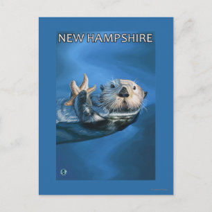 New HampshireSea Otter Scene Vykort