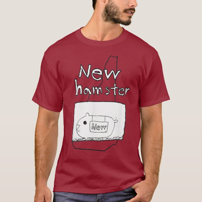 New Hamster New Hampshire T Shirt (Framsida)