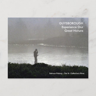 New Harbour, NS - Salmon Fishing, Tidigt God morgo Vykort