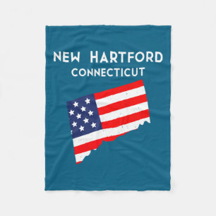 New Hartford Connecticut Usa Stat Amerika Resa Fleecefilt