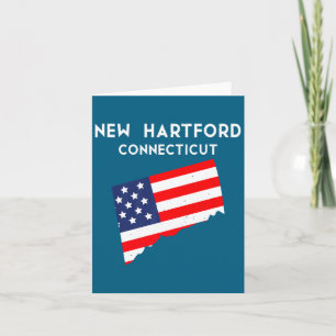 New Hartford Connecticut Usa Stat Amerika Resa  Kort