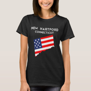 New Hartford Connecticut Usa Stat Amerika Resa  T Shirt
