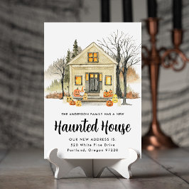 New Haunted House Halloween Flytta Meddelande