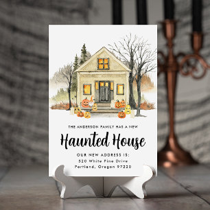 New Haunted House Halloween Flytta Meddelande