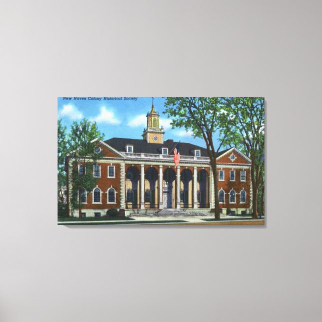 New Haven Colony Historical Society Canvastryck (Framsida)