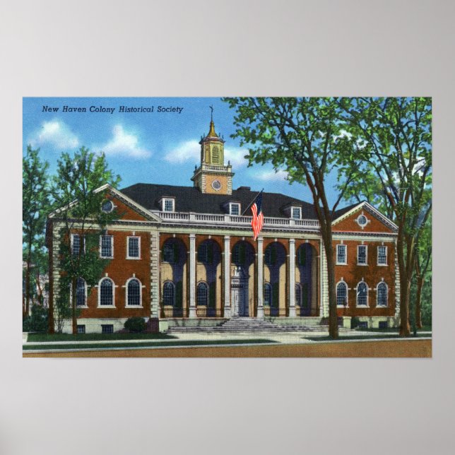 New Haven Colony Historical Society Poster (Framsidan)