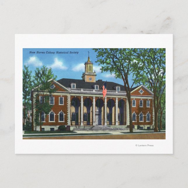 New Haven Colony Historical Society Vykort (Framsida)