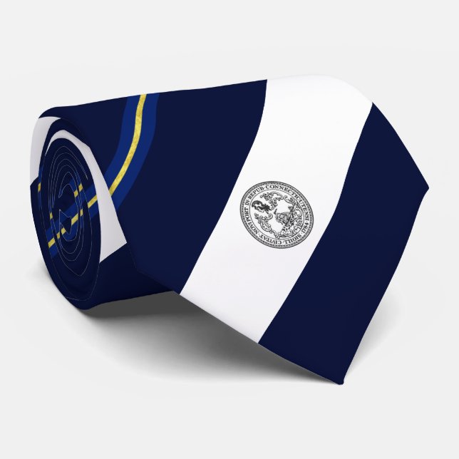 New Haven (Connecticut) City flagga Neck Tie Slips (Rullad)