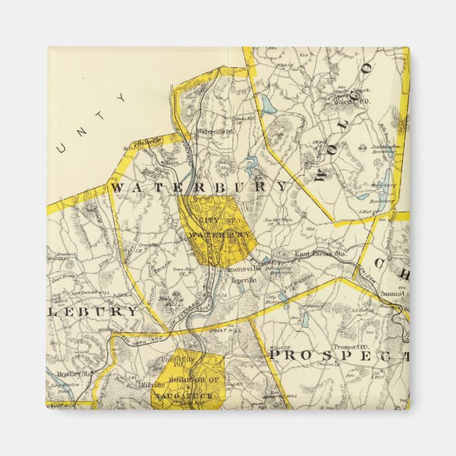 New Haven County Connecticut Magnet (Framsidan)