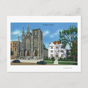 New Haven, CTExterior View of St. Mary's Vykort