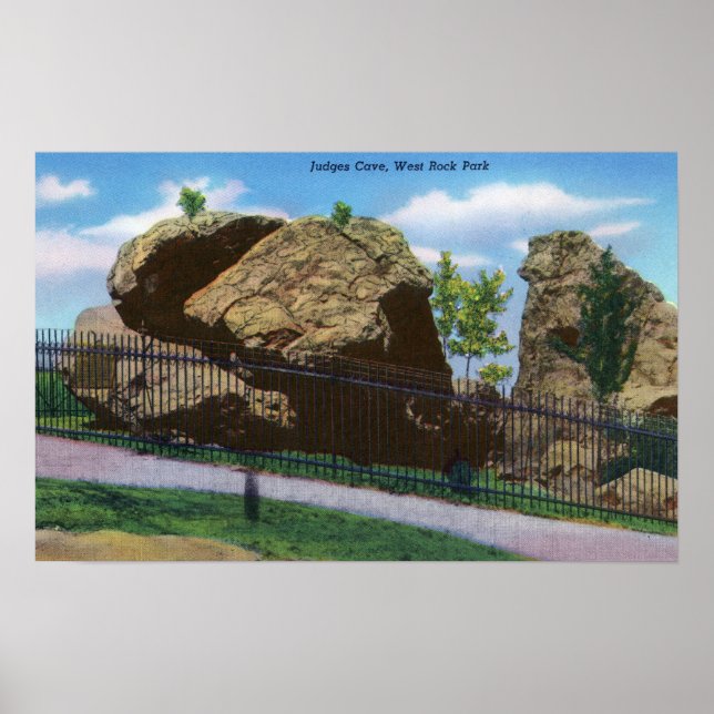 New Haven, CTWest Sten Park View of Judges Poster (Framsidan)