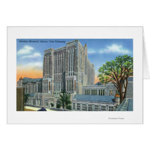 New Haven, CTYale U Sterling Memorial Bibliotek Hälsningskort