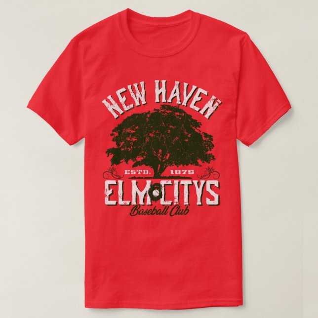 New Haven Elm Citys T Shirt (Design framsida)