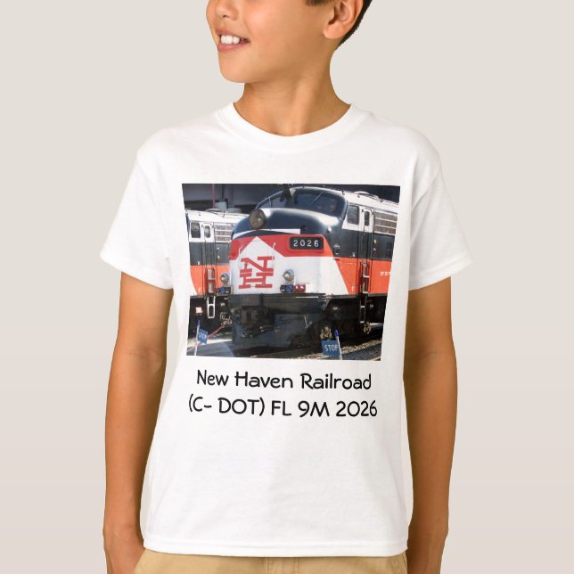 New Haven järnväg (c PRICKER), FL 9M 2026 Tee Shirt (Framsida)