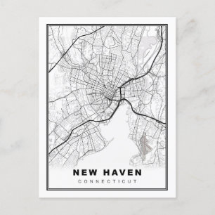 New Haven Karta Vykort