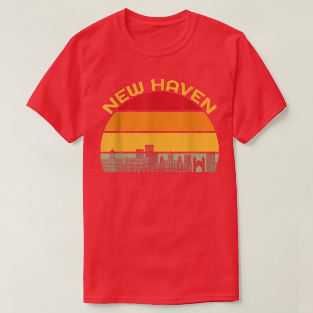 New Haven Pizza Capital the World Connecticut A T Shirt (Design framsida)