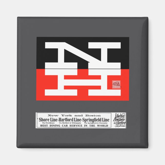 New Haven Railroad-logotyp _1  Magnet (Framsidan)