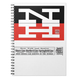 New Haven Railroad Logotyp Beverage Coaster Anteckningsbok