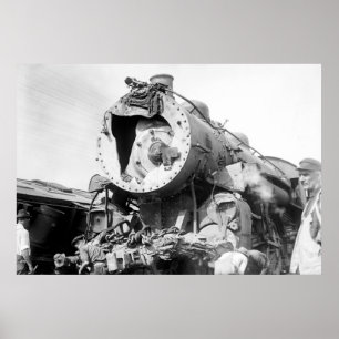 New Haven Tåg Wreck: 1913 Poster