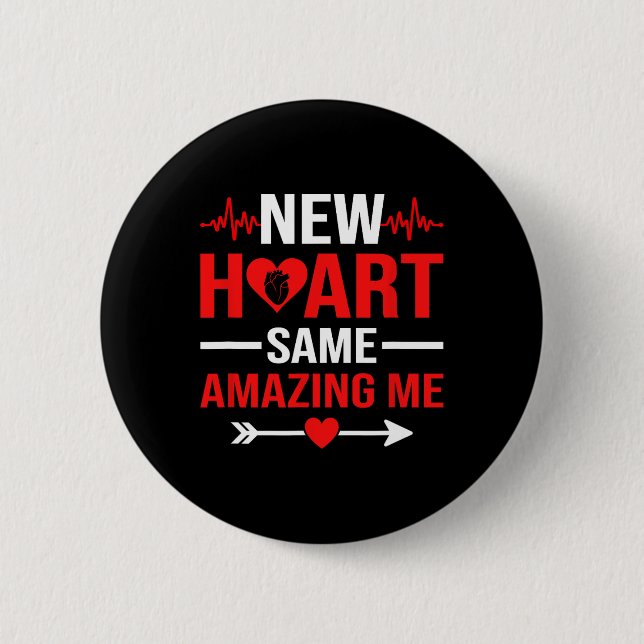 New Heart Same Amazing Me Heart Transplant Survivo Knapp (Framsida)