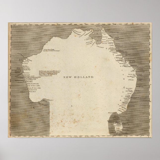 New Holland, Australien Poster (Framsidan)