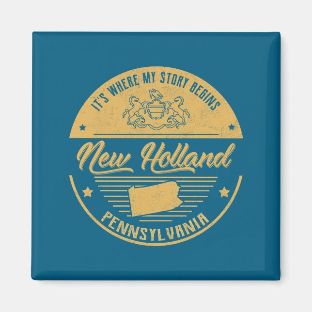 New Holland Pennsylvania Det är där min berättelse Magnet (Framsidan)