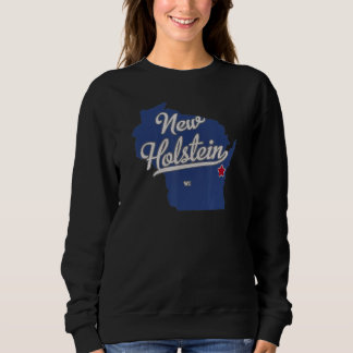 New Holstein Wisconsin WI Map T Shirt