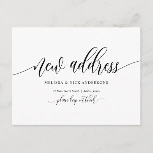 New Home Adress, Flytta annons Vykort