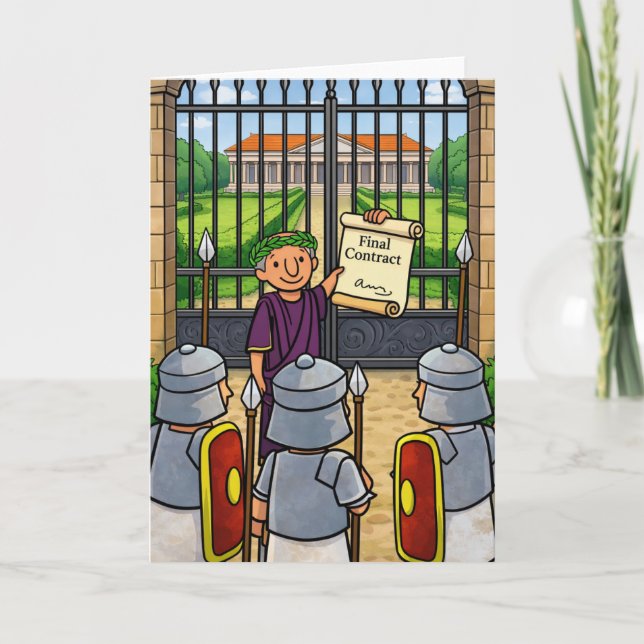 New Home, Big Plans – Funny New Home Kort (Framsida)