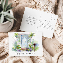 New Home Moving Announcement Change of Address Vykort