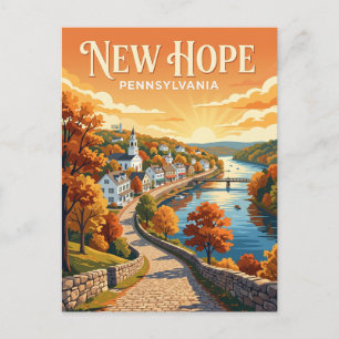 New Hope USA Vykort