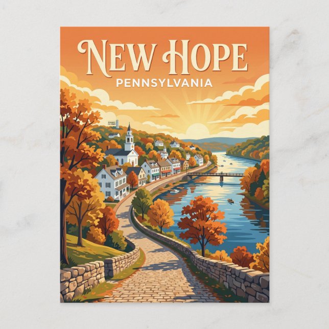 New Hope USA Vykort (Framsida)