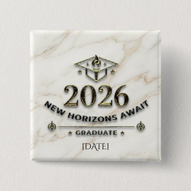 New Horizons Await / Pin Nuevos Horizontes Knapp (Framsida)