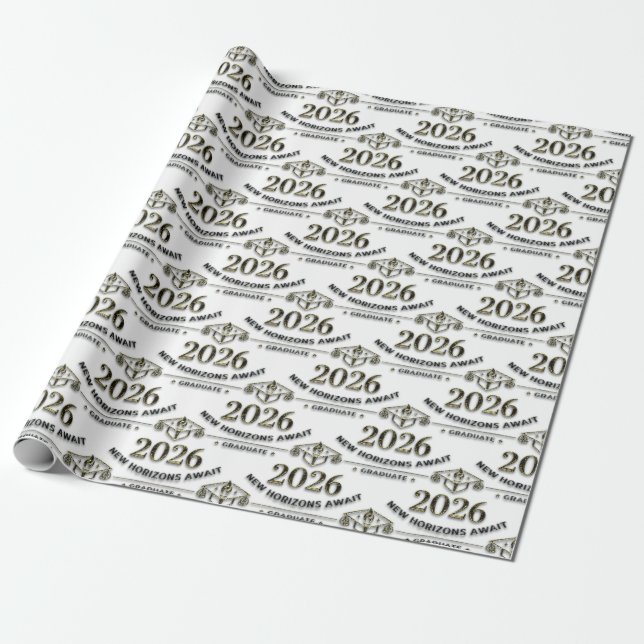 New Horizons / Graduación Papel de regalo Presentpapper (Utrullad)