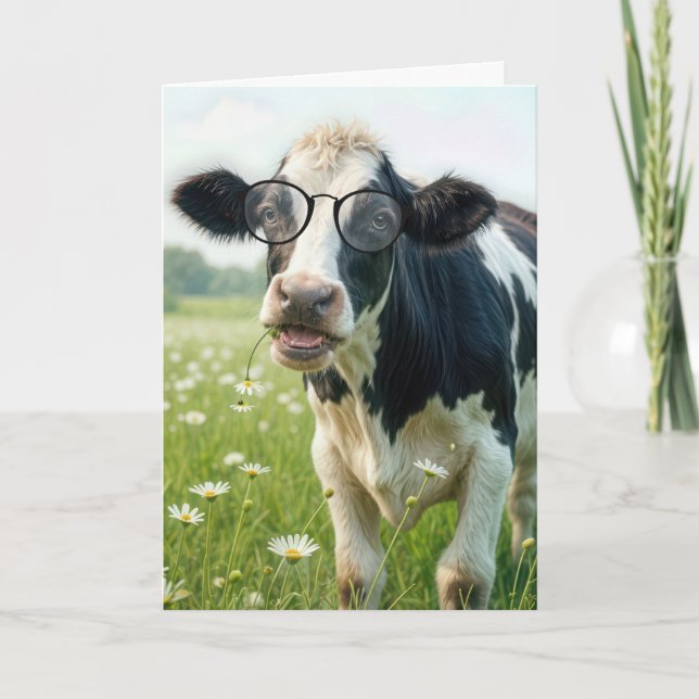 New House Holstein Cow Kort (Framsida)