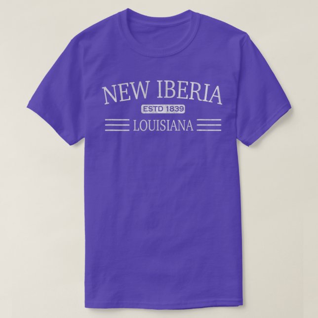 New Iberia Louisiana 2 T Shirt (Design framsida)