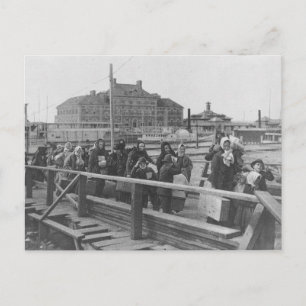 New Immigration Landing på Ellis Island New York Vykort