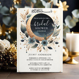 New Islam Nikah Arabiska Walima Muslim Möhippa Inbjudningar