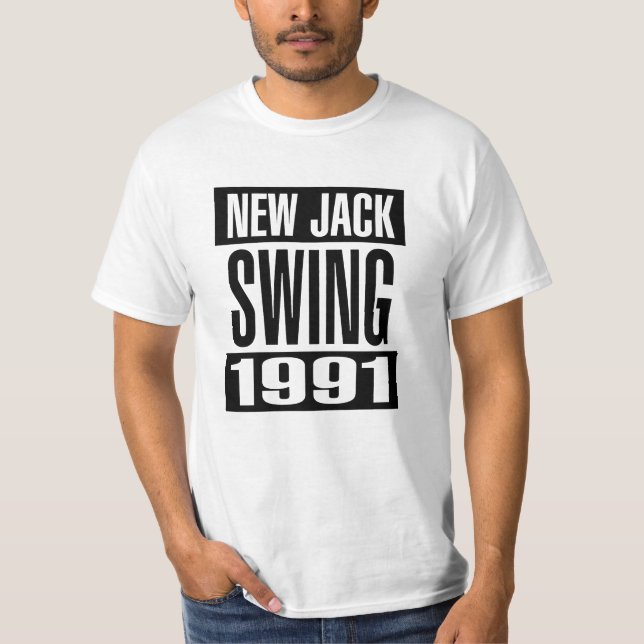 New Jack Swing 1991 - White T-Shirt (Framsida)