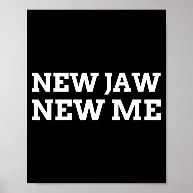 New Jaw, New Me Funny Jaw Surgery  Poster (Framsidan)