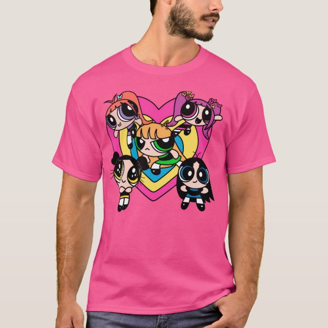 New Jeans Toppen Shy Heart T Shirt (Framsida)